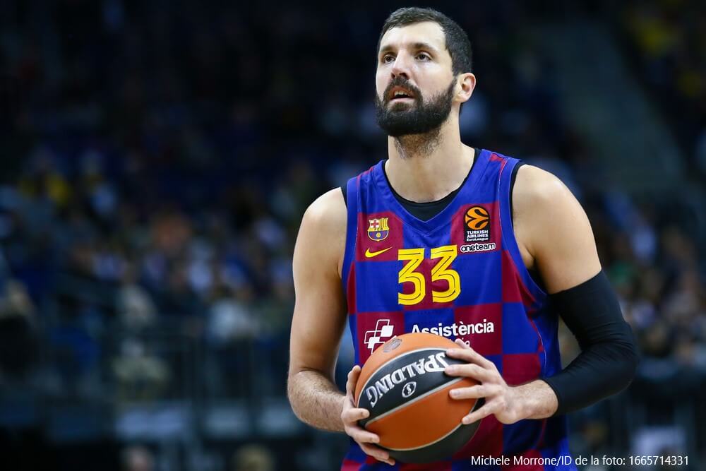 Nikola Mirotic, con el Barça